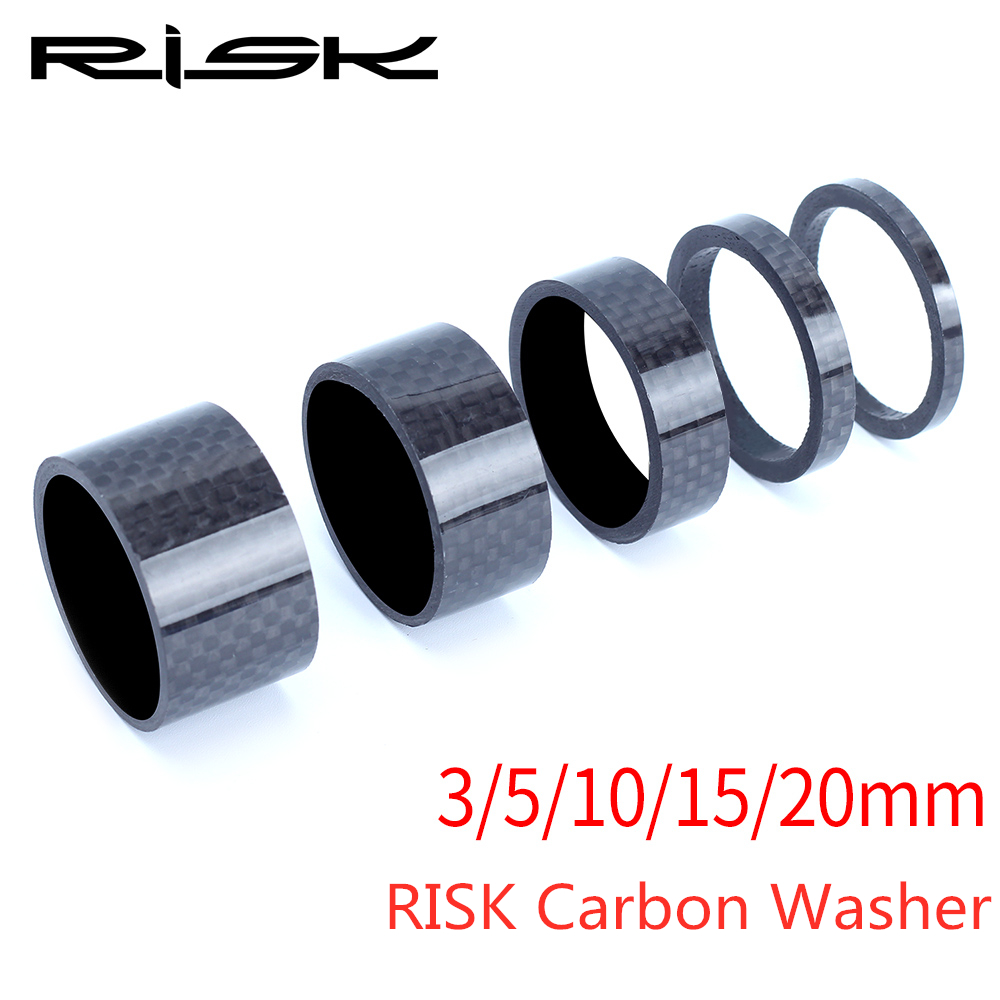 Mtb Fork Air - RISK จักรยานคาร์บอนไฟเบอร์ Stem Spacer 3/5/10/15/20 มม.1