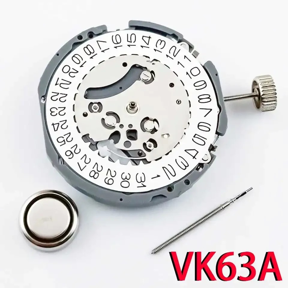 Mtb Brake Rotor - กลไกควอตซ์โครโนกราฟ VK63A ของแท้จากญี่ปุ่น พร้อมแบตเตอรี่ กลไกแท้จากญี่ปุ่น VK63