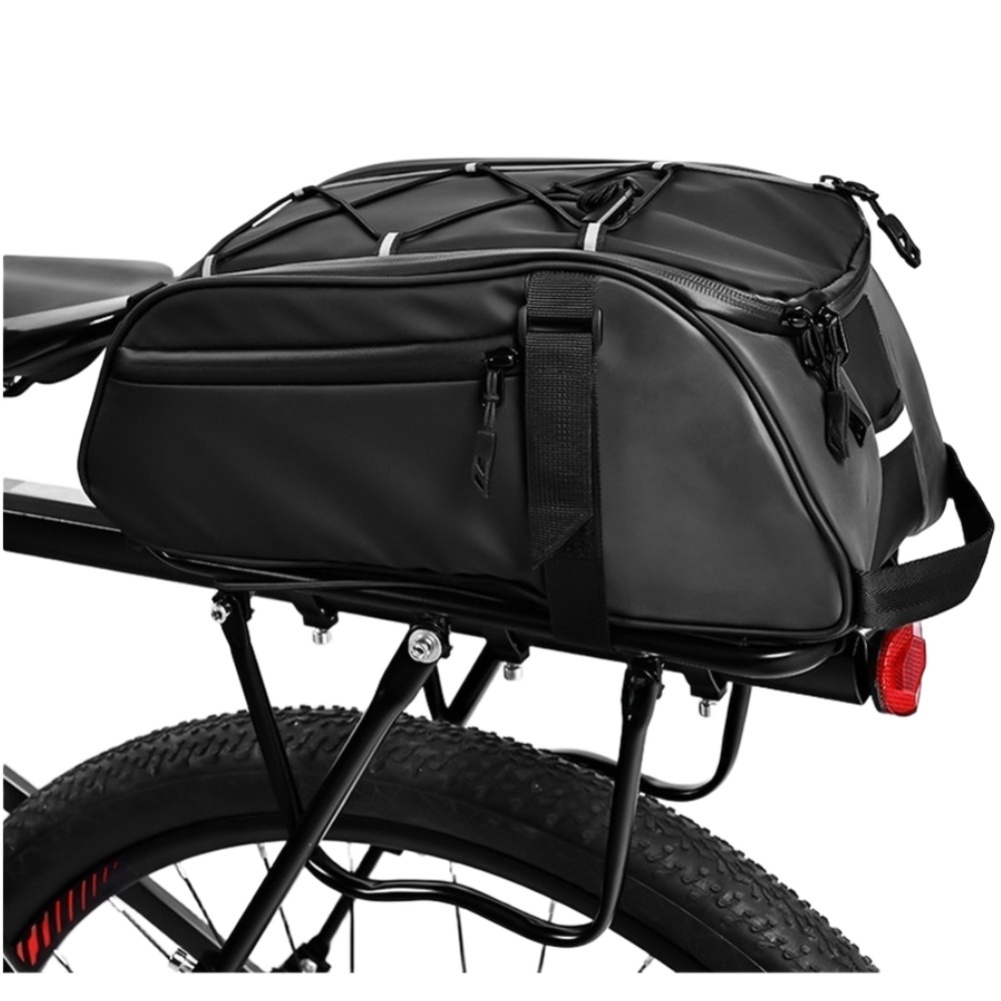 Mountain Biking Oxford - กระเป๋าใส่จักรยานความจุขนาดใหญ่ กระเป๋าใส่สัมภาระด้านหลังแบบกันน้ำ สำหรับจักรยานเสือภูเขา พร้อมแถบสะท้อนแสง