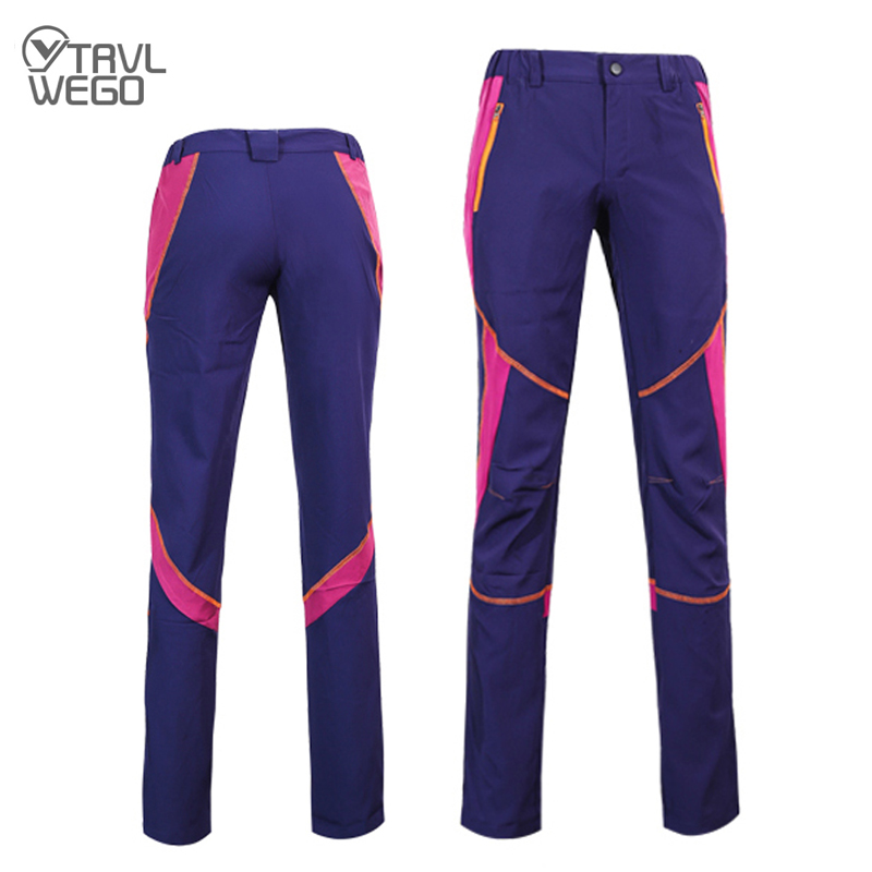 Mountain Biking Pants Women - TRVLWEGO ผู้หญิงเดินป่าตั้งแคมป์กางเกงยืดกลางแจ้งกันน้ำกีฬากางเกงฤดูร้อน Trekking Mountain Climbing กางเกงตกปลา