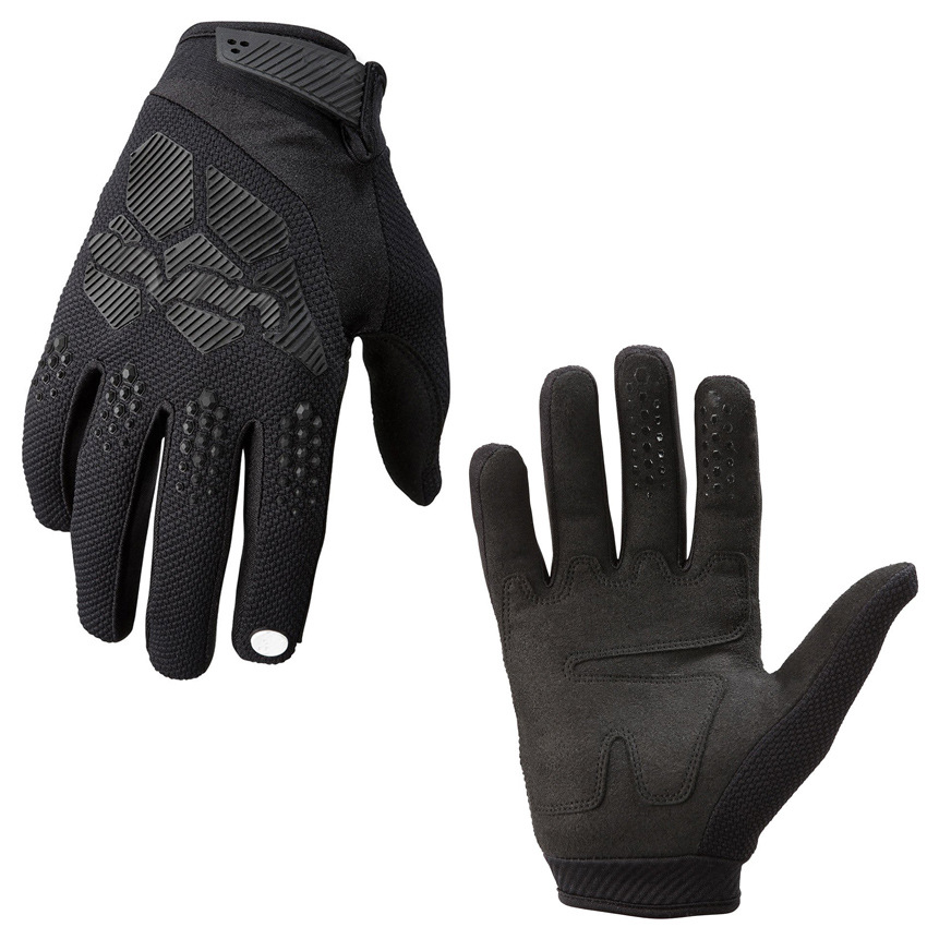 Mountain Biking Gloves Mens - ถุงมือมอเตอร์ไซค์วิบากแบบเต็มนิ้วรุ่นใหม่ปี 2026 ถุงมือมอเตอร์ครอสสำหรับขี่ออฟโรด ระบายอากาศได้ดี เหมาะสำหรับปั่นจักรยานเสือภูเขาและมอเตอร์ไซค์