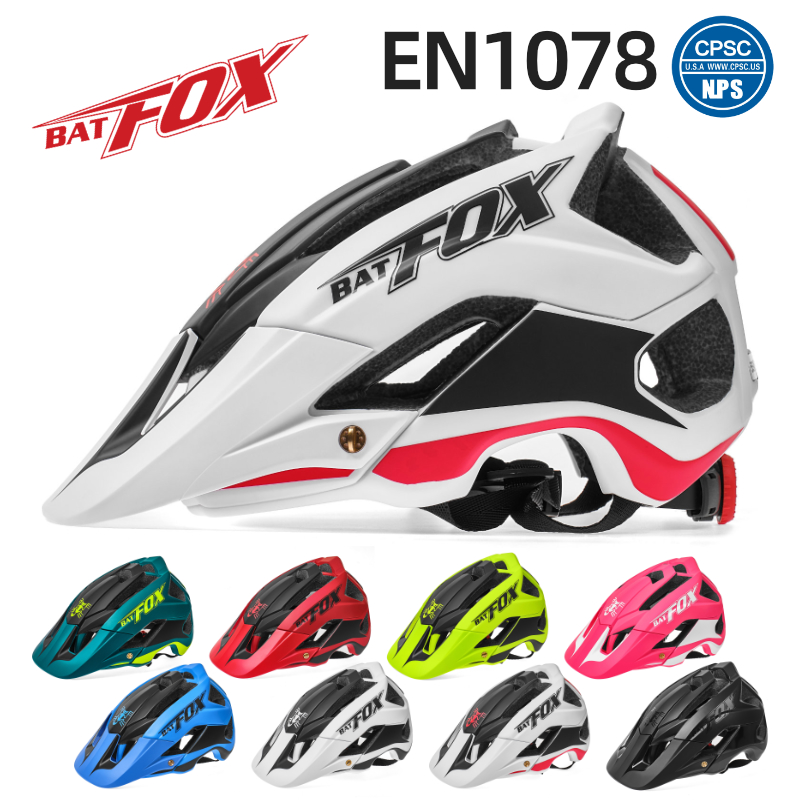 Mountain Biking Helmet Kids - หมวกกันน็อคจักรยาน Batfox สำหรับผู้ชาย ผู้หญิง สเก็ตบอร์ด สกู๊ตเตอร์