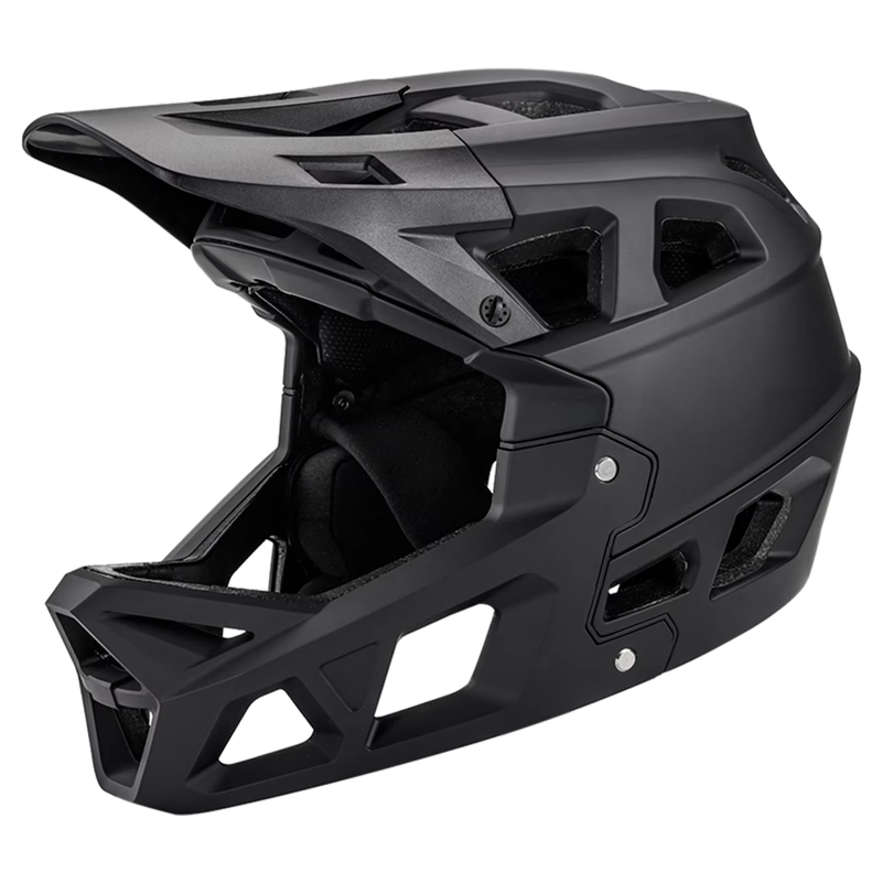 Mountain Biking Helmet Kids - หมวกกันน็อคจักรยานเสือภูเขาแบบเต็มหน้าสำหรับผู้ใหญ่ หมวกกันน็อคแข่งดาวน์ฮิลล์ MTB สำหรับผู้ชาย/ผู้หญิง พร้อมแผ่นบังแดด