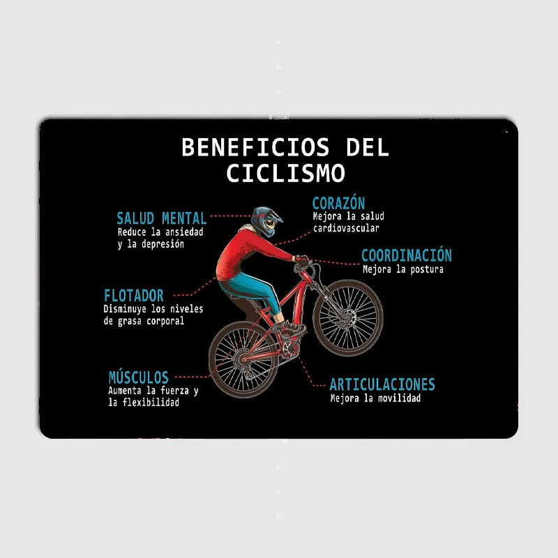 โปสเตอร์ประโยชน์จากการปั่นจักร - Mountain Biking Benefits บทวิจารณ์และราคา