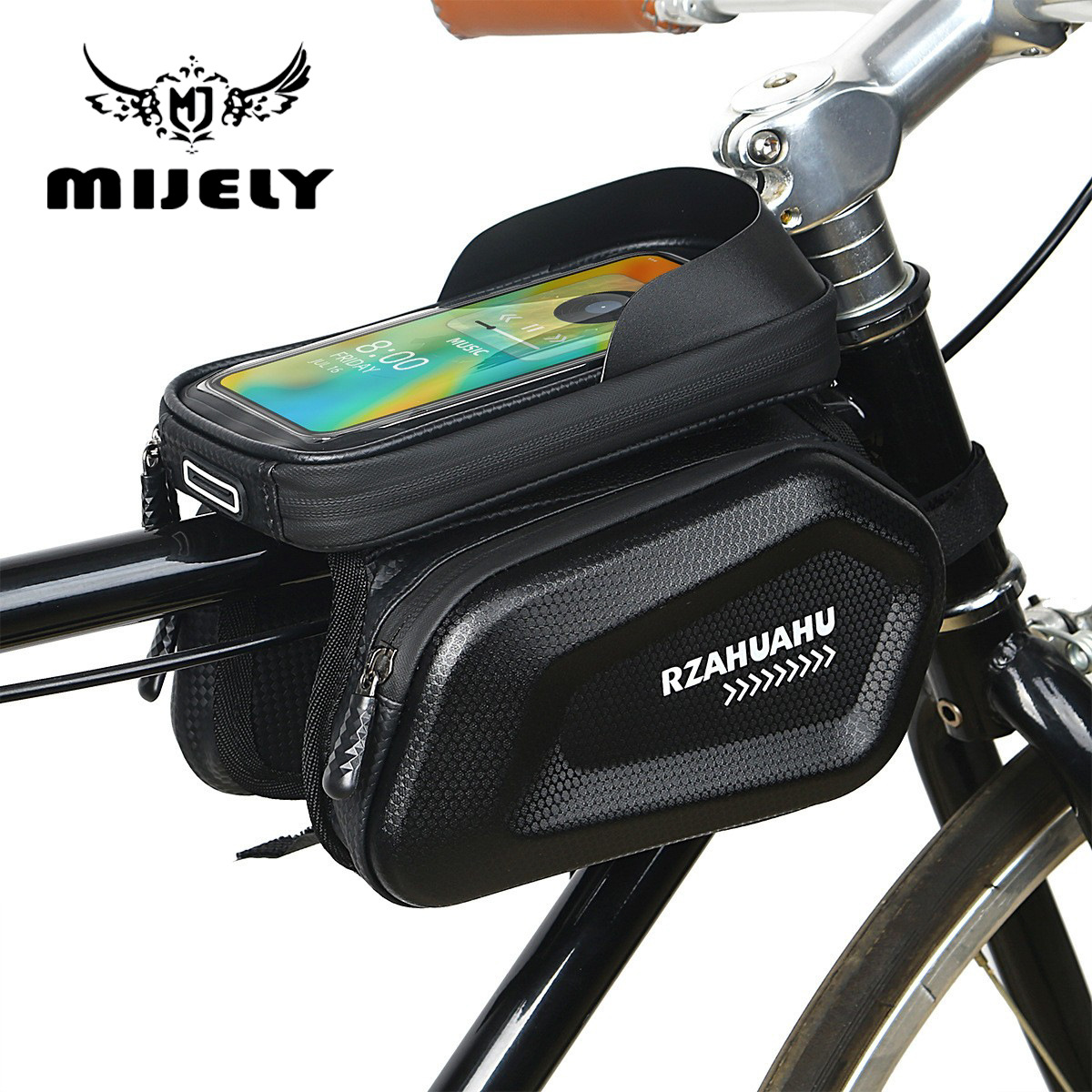 กระเป๋าจักรยานพร้อมที่วางโทรศั - Mountain Biking Oxford บทวิจารณ์และราคา