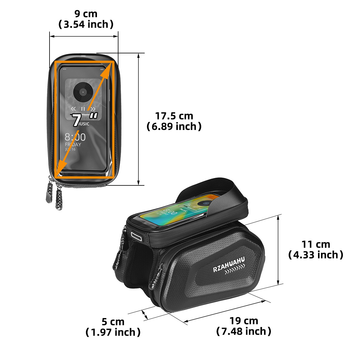 กระเป๋าจักรยานพร้อมที่วางโทรศั - Mountain Biking Oxford บทวิจารณ์และราคา