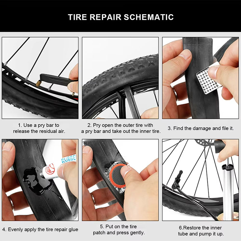 ชุดซ่อมยางจักรยาน 39 ชิ้น - ชุ - Mountain Biking Tube บทวิจารณ์และราคา