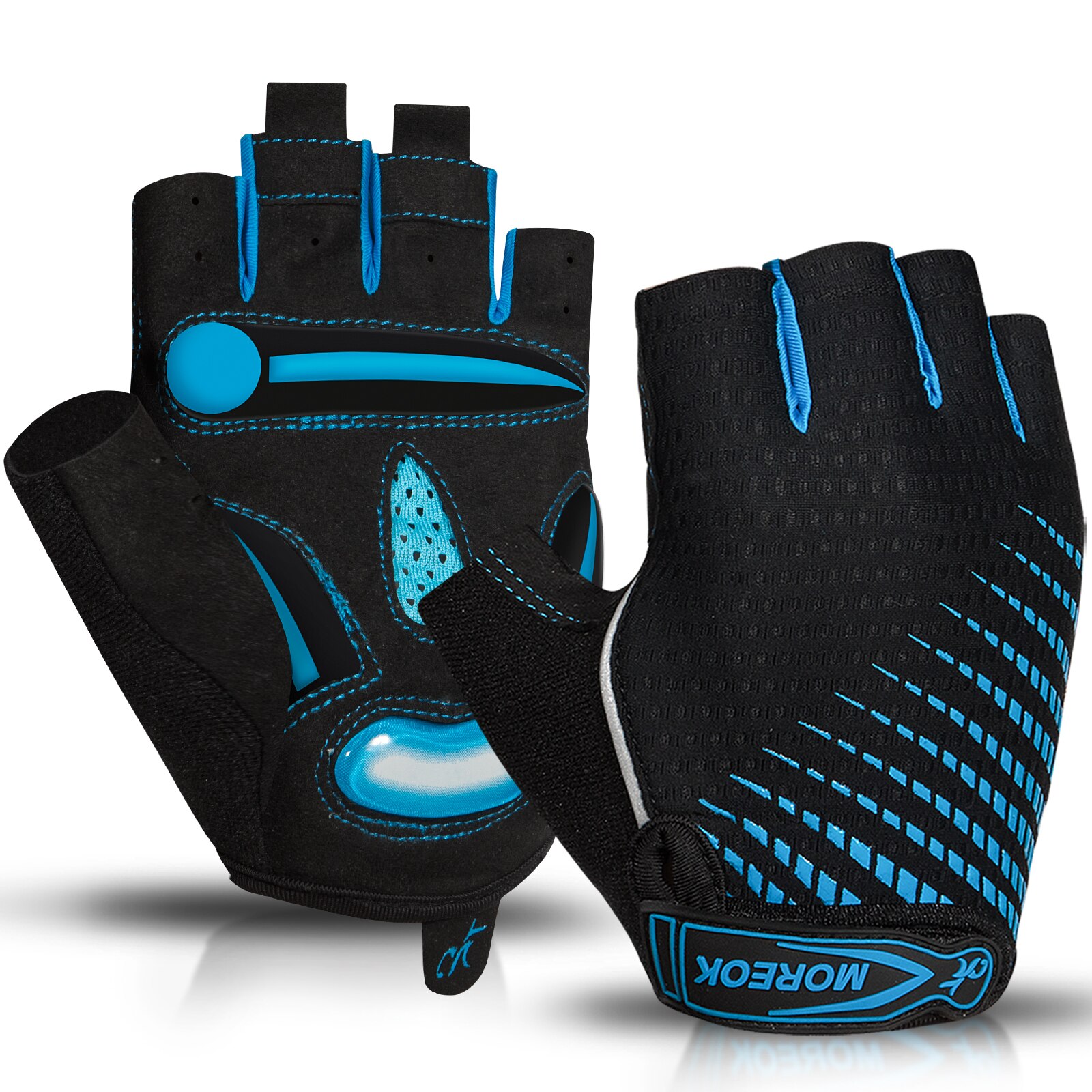 MOREOK ถุงมือขี่จักรยาน,ถุงมือ - Mountain Biking Gloves Mens บทวิจารณ์และราคา