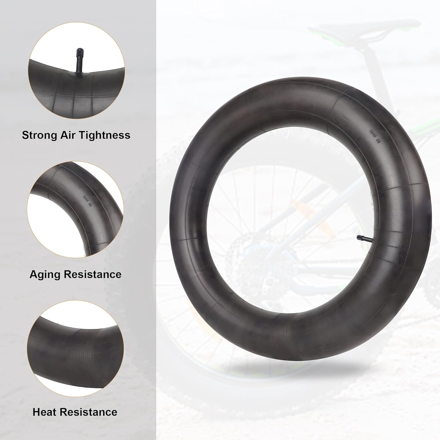 ZUKKA 1 ชิ้นไขมันหลอดด้านใน 20 - Mountain Biking Tube บทวิจารณ์และราคา