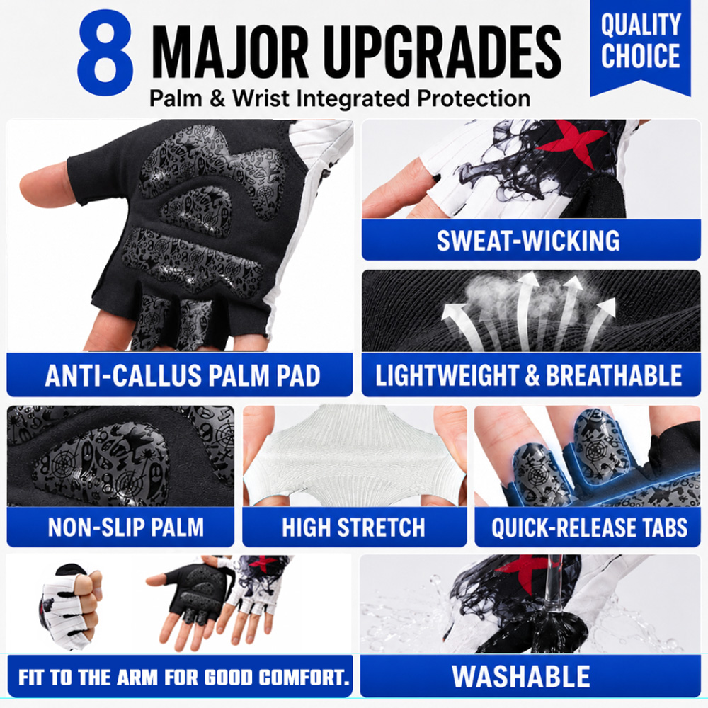CNCLOL ถุงมือปั่นจักรยานแบบไร้ - Mountain Biking Gloves Mens บทวิจารณ์และราคา