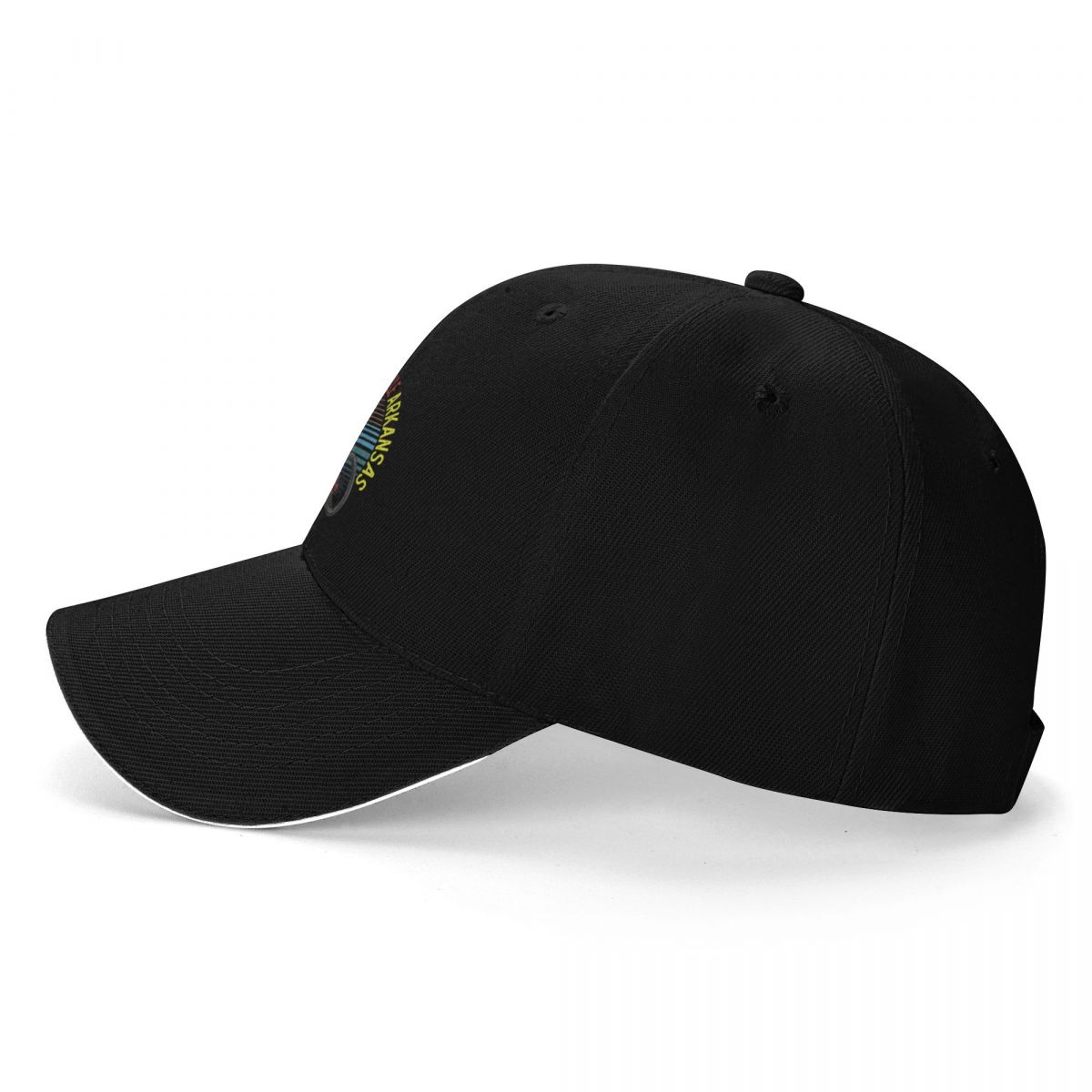 หมวกเบสบอลวินเทจเรโทร ลายปั่นจ - Mountain Biking Bentonville Arkansas บทวิจารณ์และราคา